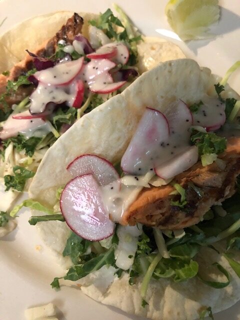 Salmon Taco